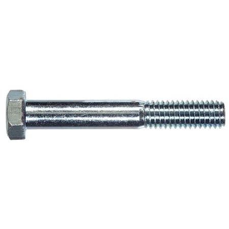 Hillman Grade 2, 1/2"-13 Hex Head Cap Screw, Zinc Plated Steel, 6-1/2 in L 77414